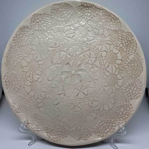 Piatto bianco Merletto